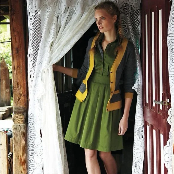 Anthropologie Ihrin Shirtdress – Size 2 – Timeless Spring Chic - Picture 3 of 3